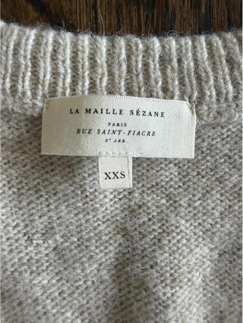Sézane cream knit vest - Picture 2 of 4